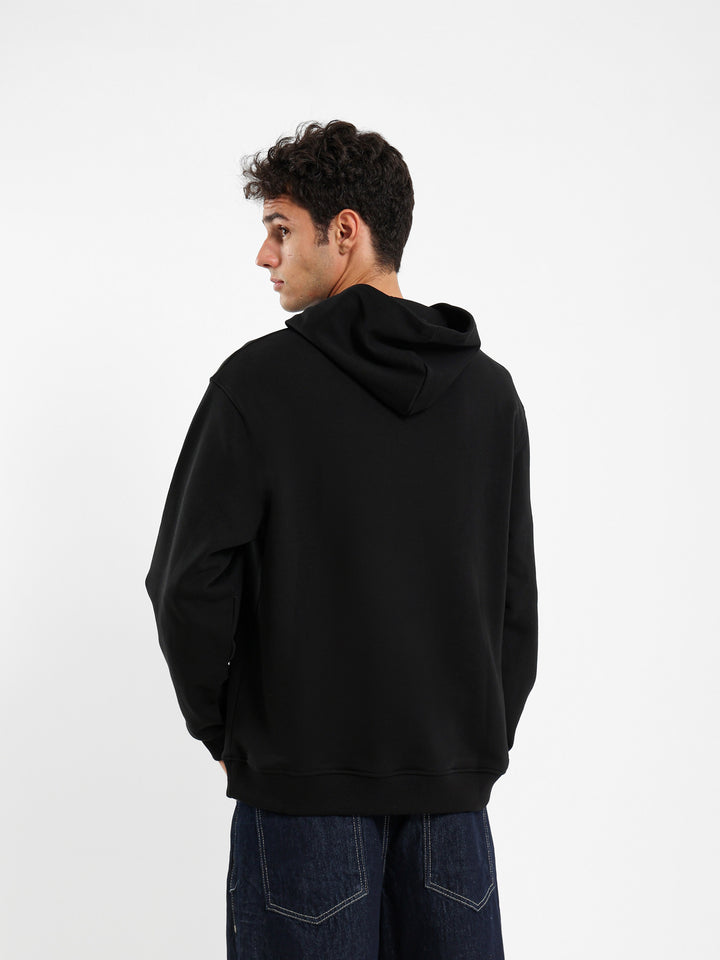 Cross Neck Hoodie