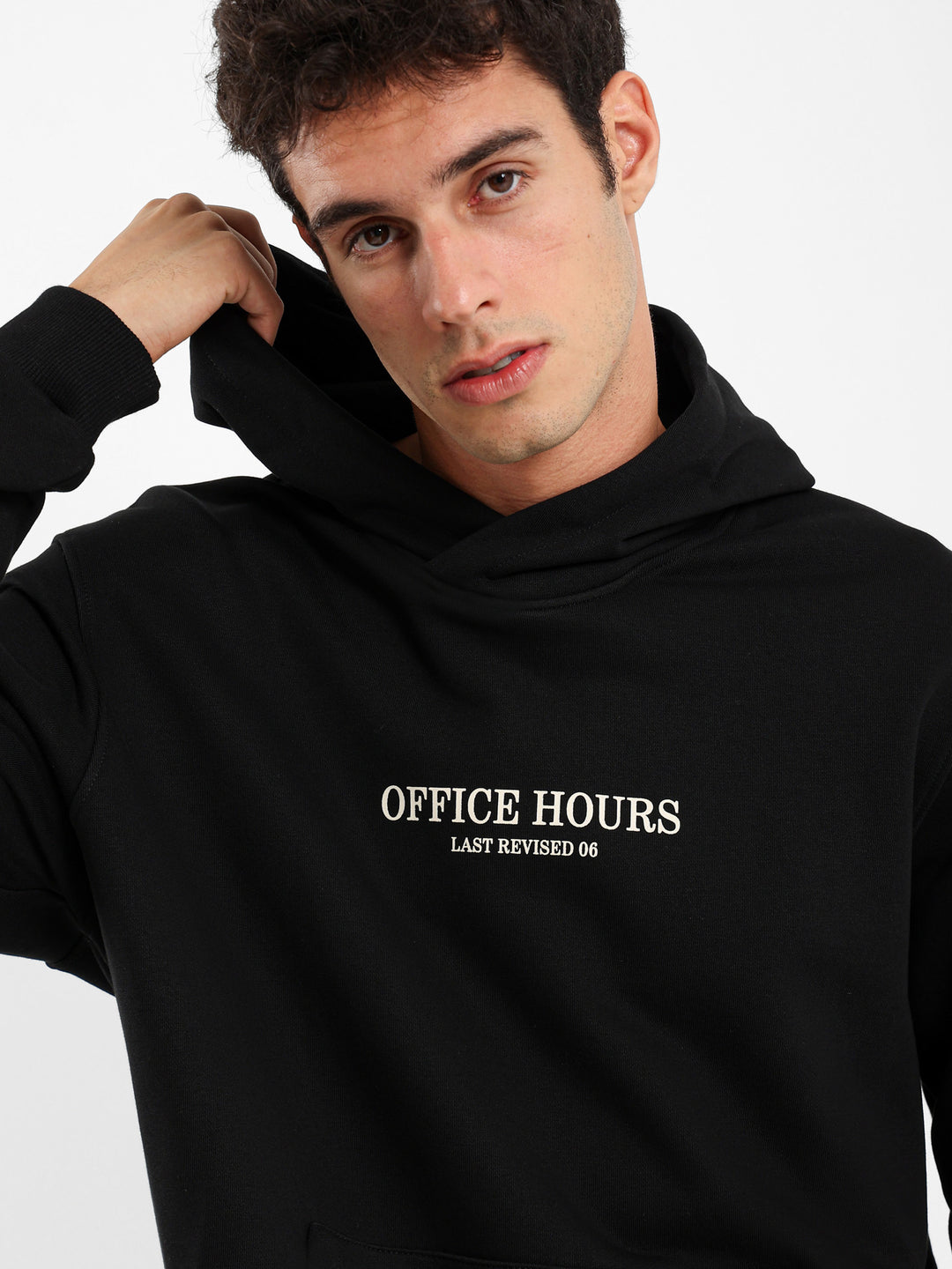 Cross Neck Hoodie