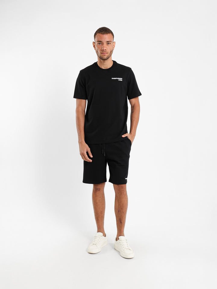 Relaxed Printed Text T-Shirt