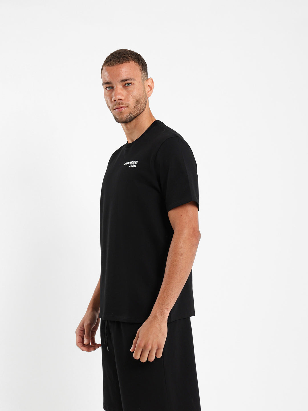 Relaxed Printed Text T-Shirt