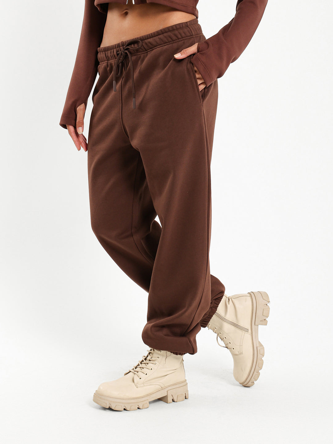 Basic Sweatpants With Cuffs