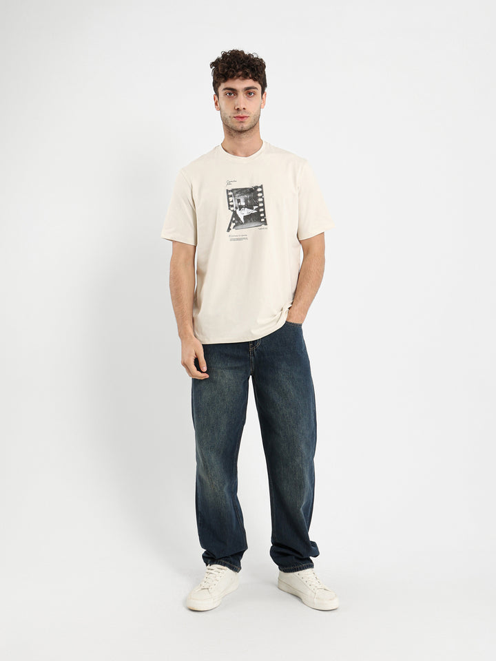Camera Film Print T-Shirt