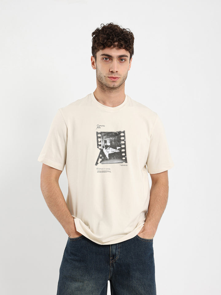 Camera Film Print T-Shirt