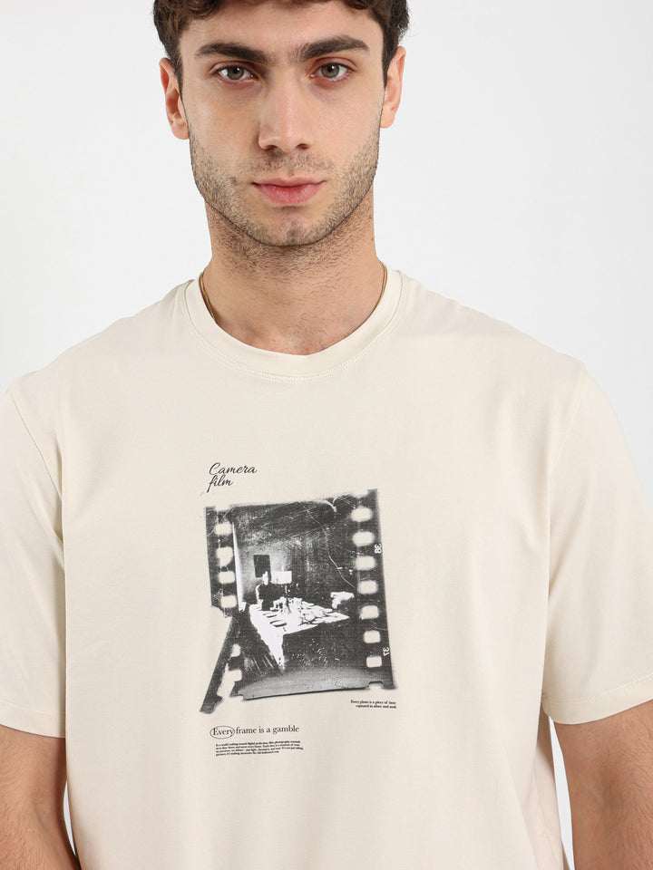 Camera Film Print T-Shirt