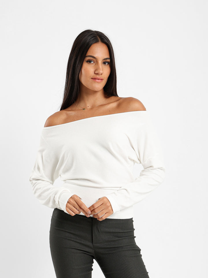 Off Shoulder Loose Top