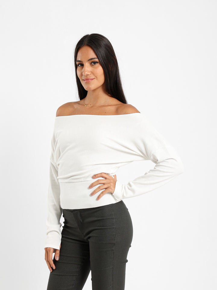 Off Shoulder Loose Top