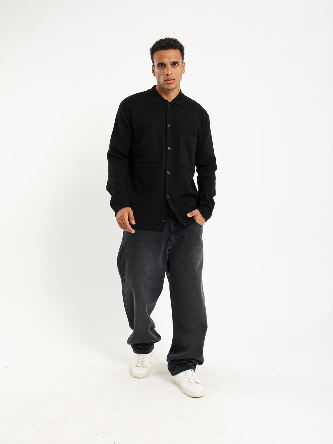 Basic Long Sleeve Solid Shirt