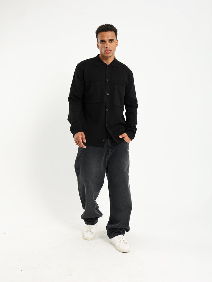 Basic Long Sleeve Solid Shirt