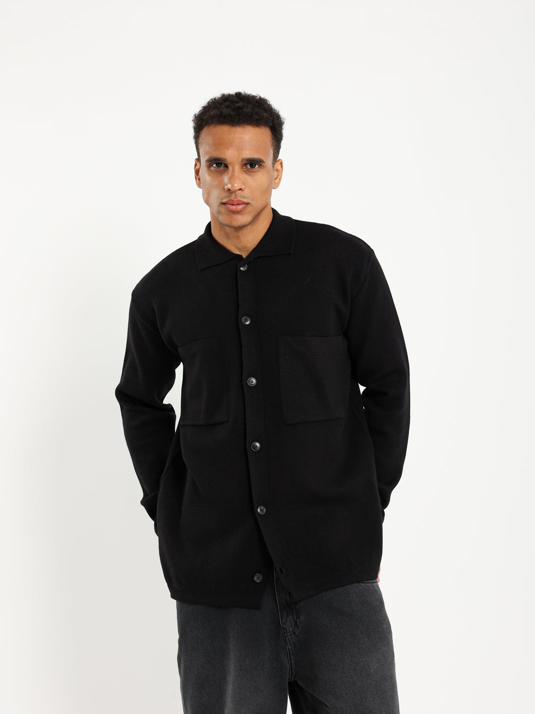 Basic Long Sleeve Solid Shirt