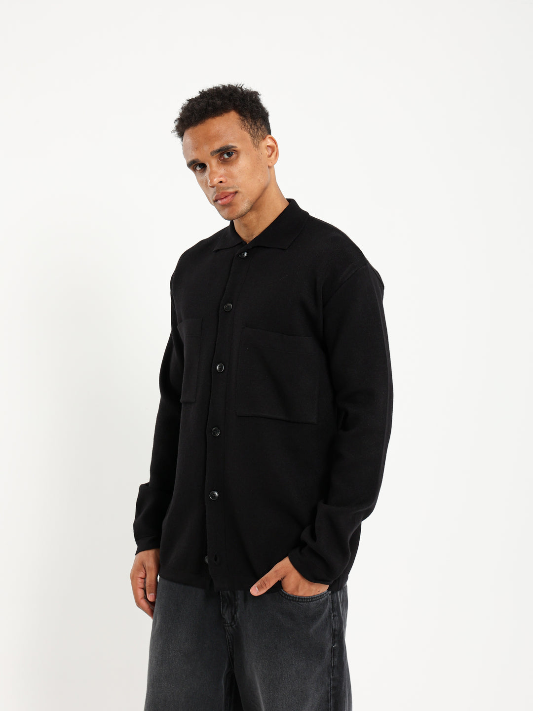 Basic Long Sleeve Solid Shirt