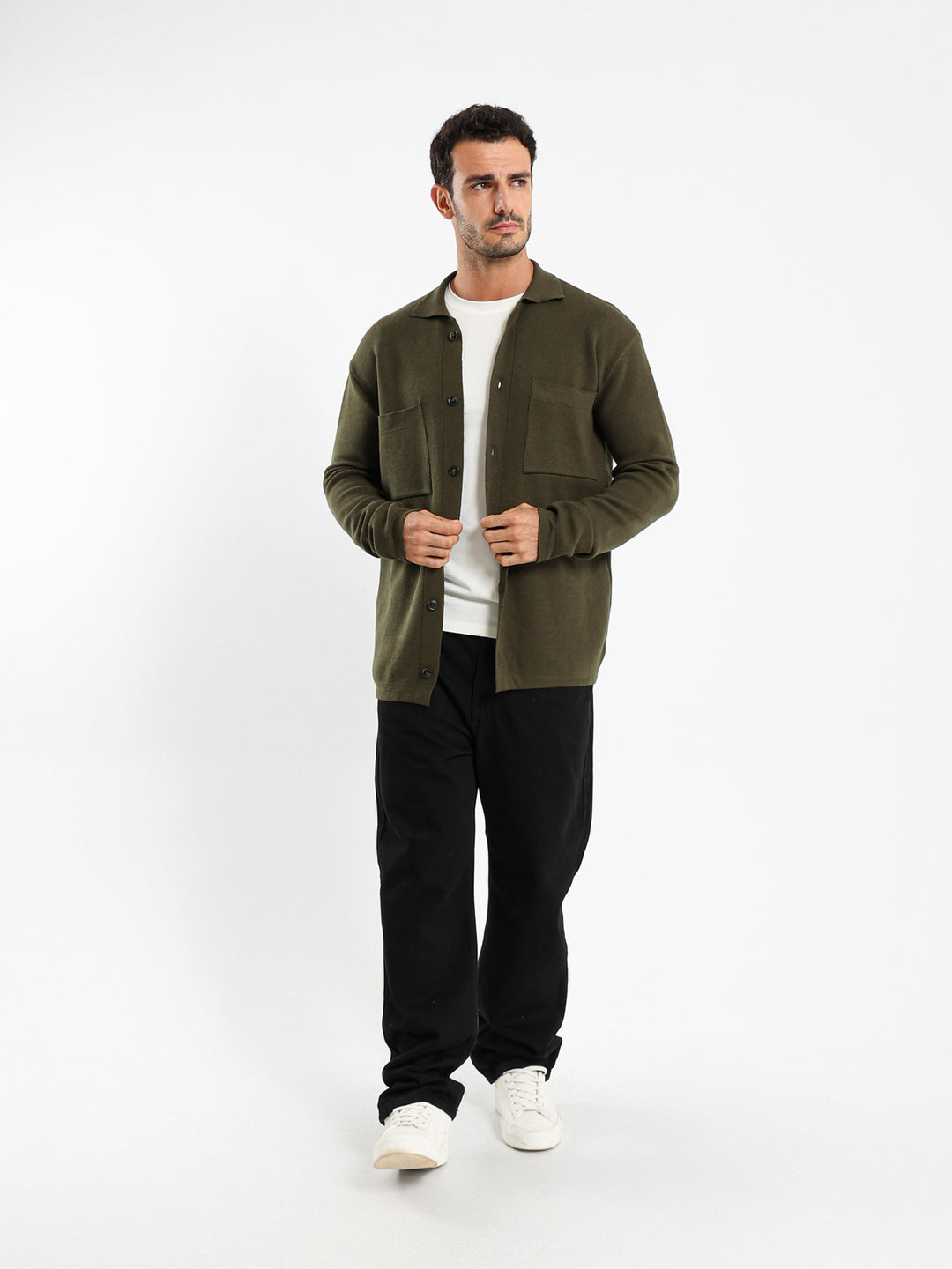 Basic Long Sleeve Solid Shirt
