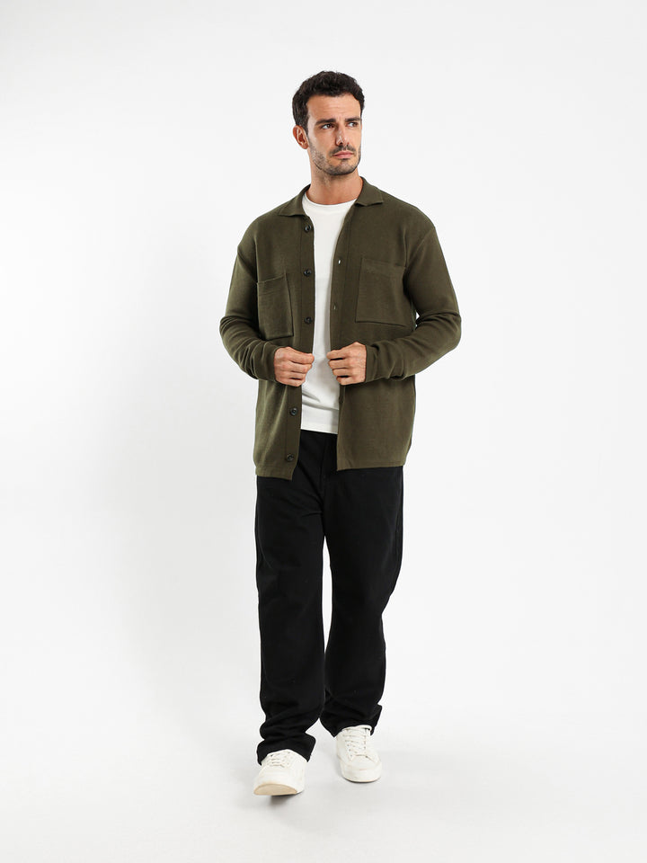 Basic Long Sleeve Solid Shirt