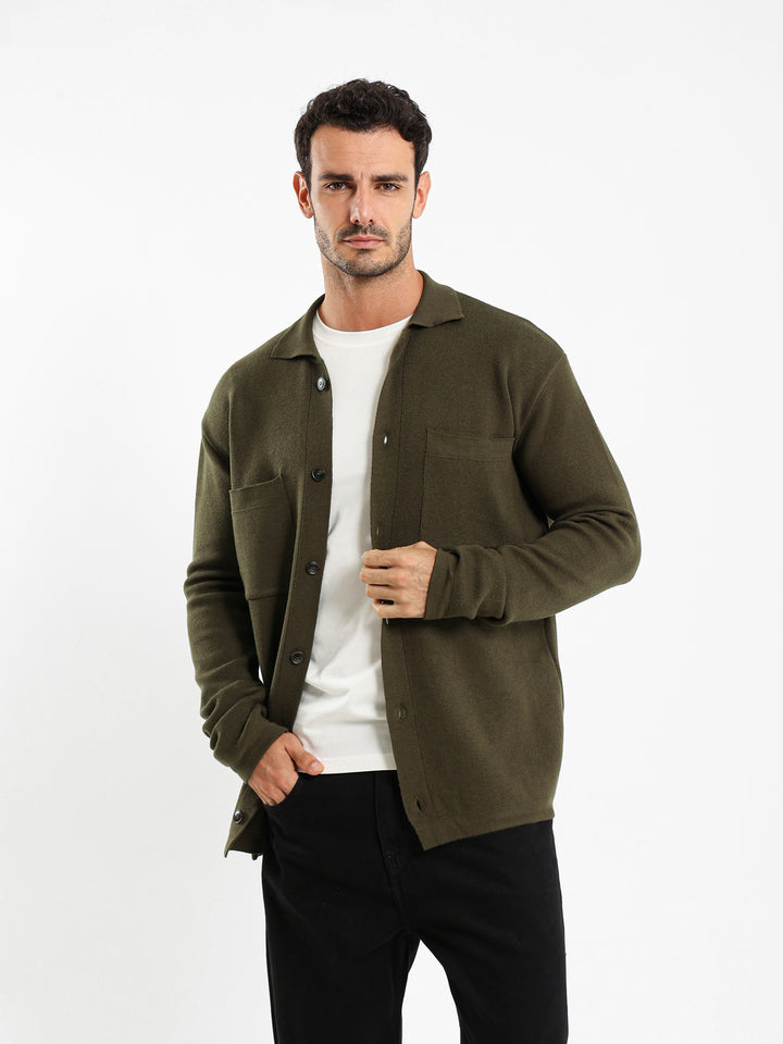 Basic Long Sleeve Solid Shirt