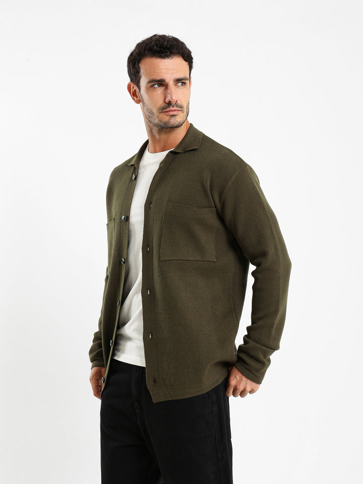 Basic Long Sleeve Solid Shirt