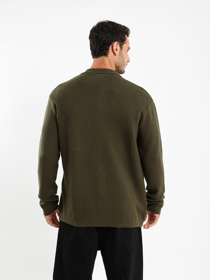 Basic Long Sleeve Solid Shirt