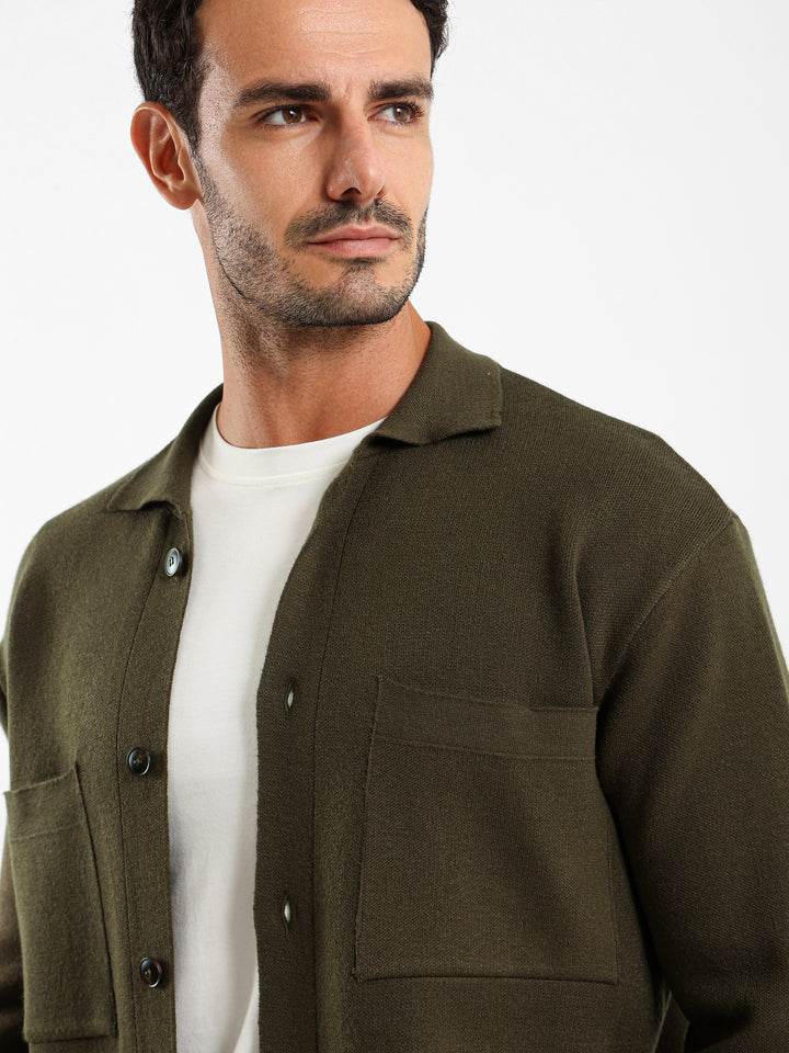 Basic Long Sleeve Solid Shirt