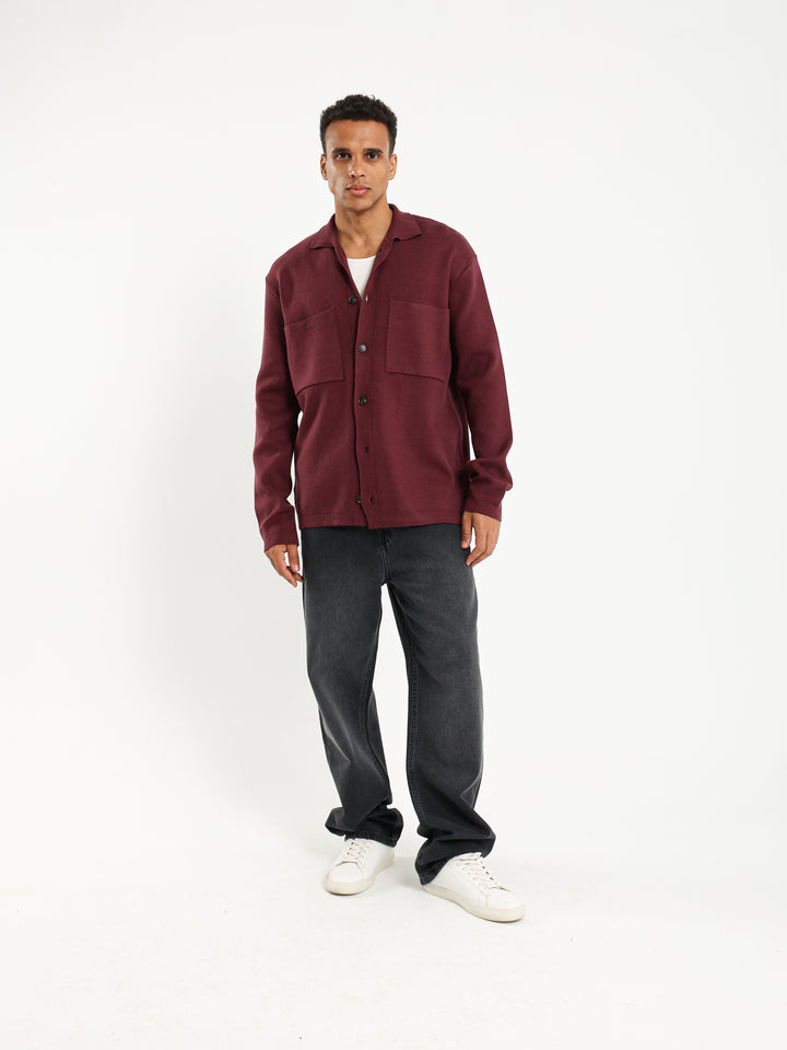 Basic Long Sleeve Solid Shirt