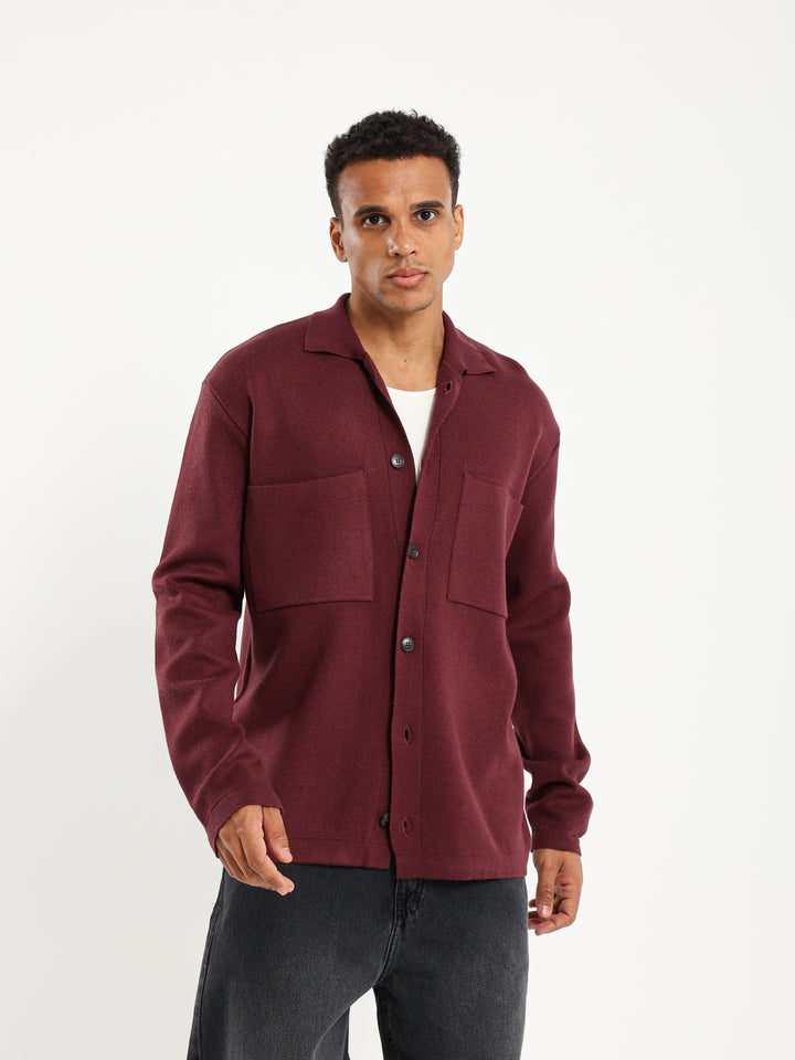 Basic Long Sleeve Solid Shirt