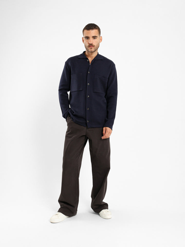 Basic Long Sleeve Solid Shirt