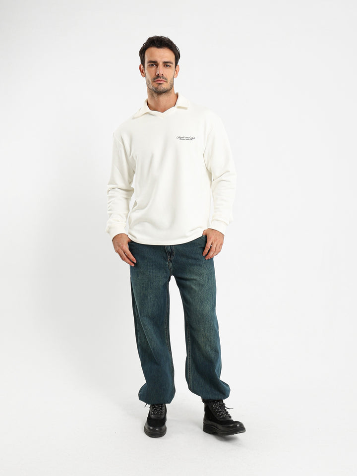 Knitted Polo With Badge
