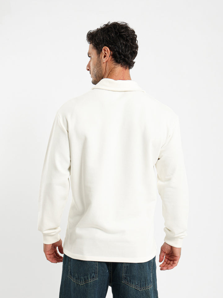 Knitted Polo With Badge