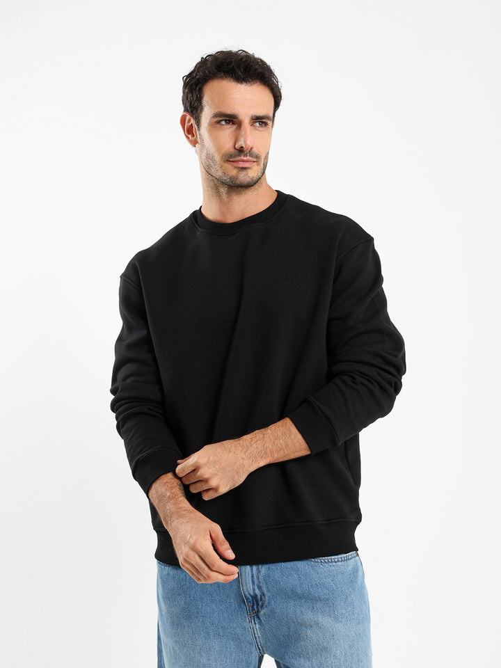 Round Neck Oversized Sweatshirt