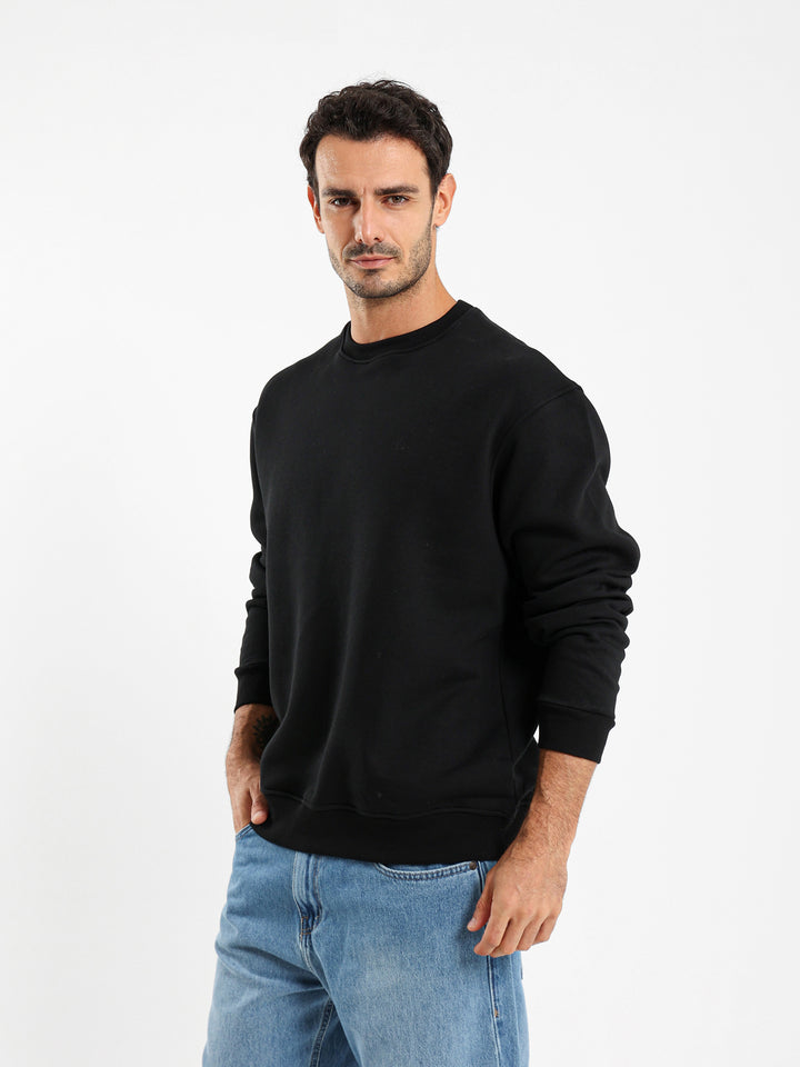 Round Neck Oversized Sweatshirt