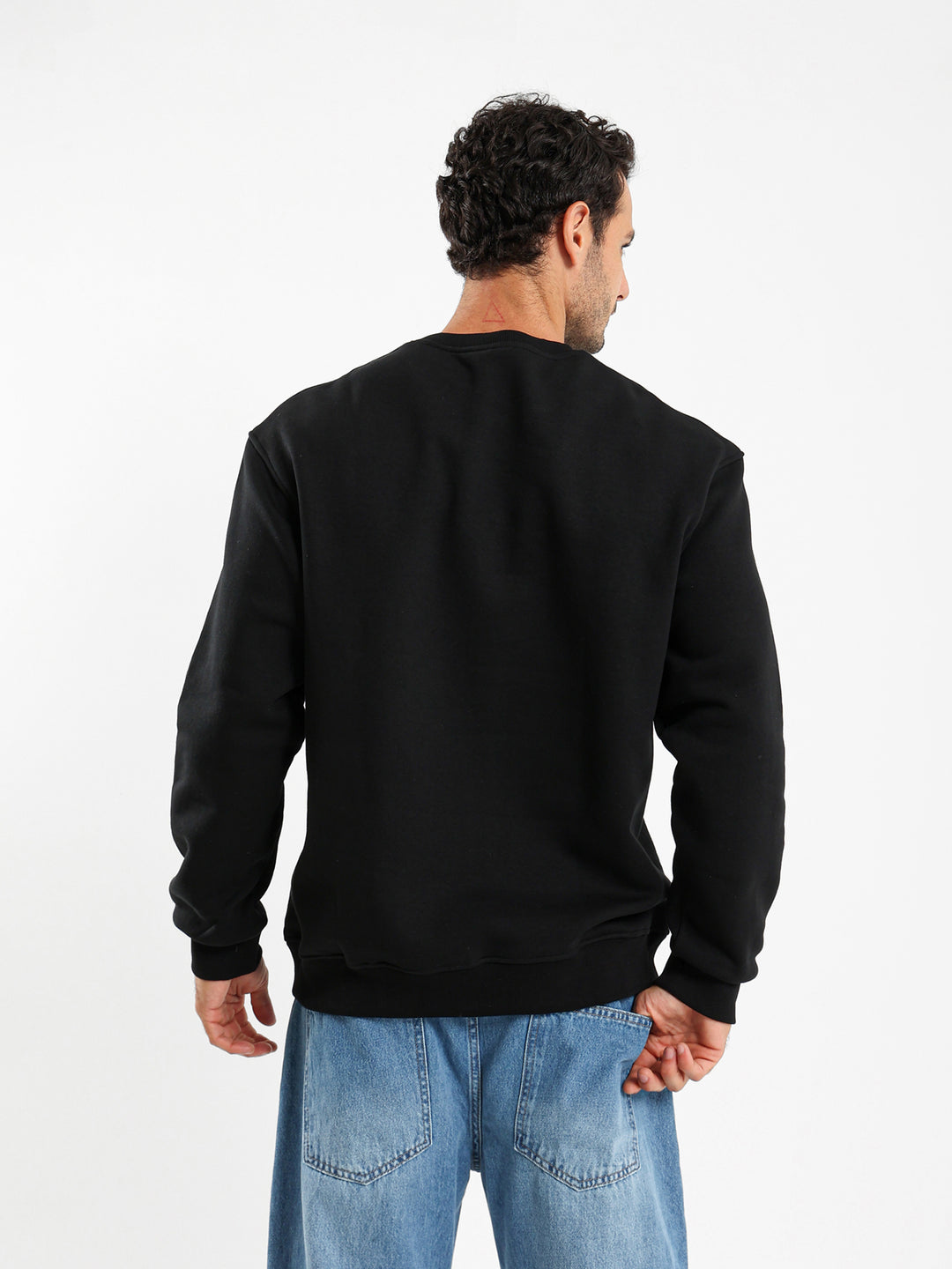 Round Neck Oversized Sweatshirt