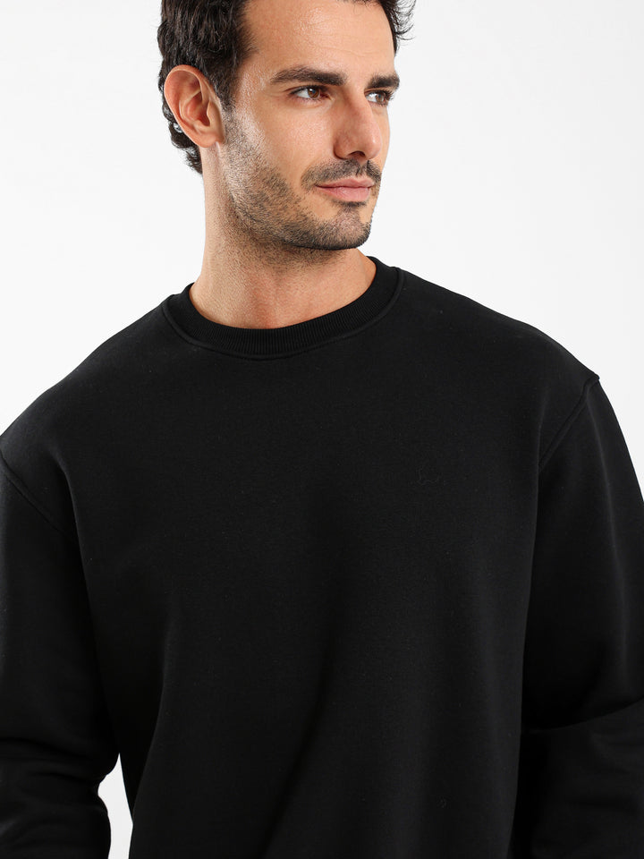 Round Neck Oversized Sweatshirt