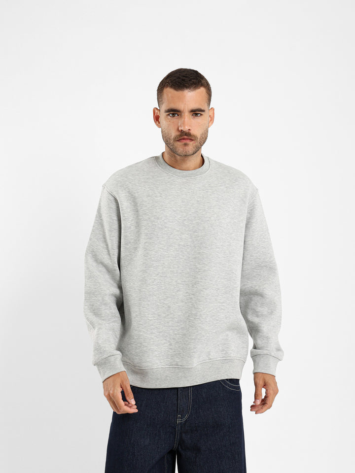 Round Neck Oversized Sweatshirt