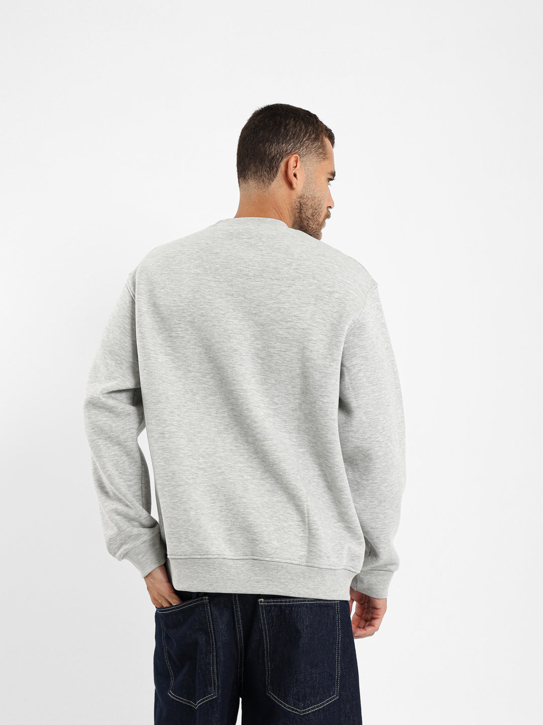 Round Neck Oversized Sweatshirt