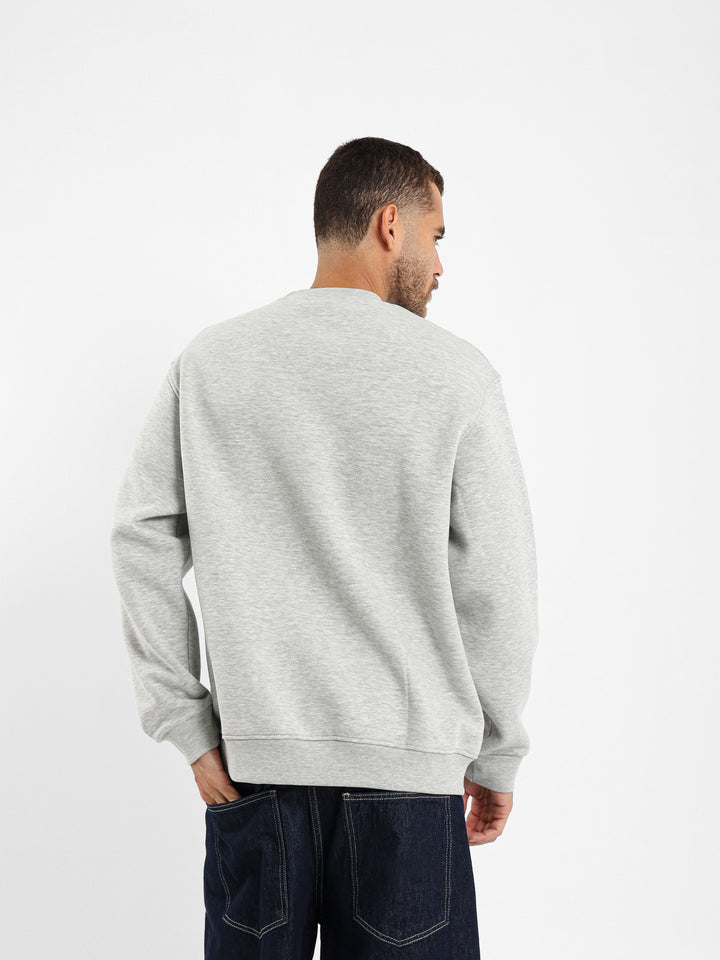 Round Neck Oversized Sweatshirt