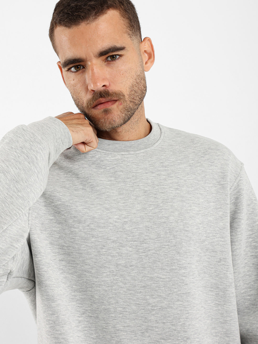 Round Neck Oversized Sweatshirt