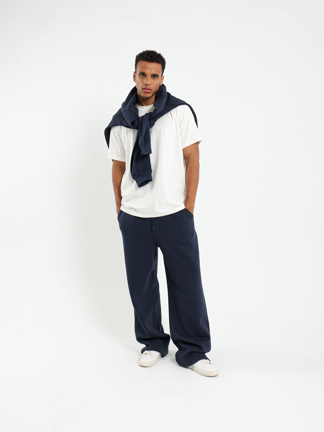 Round Neck Oversized Sweatshirt