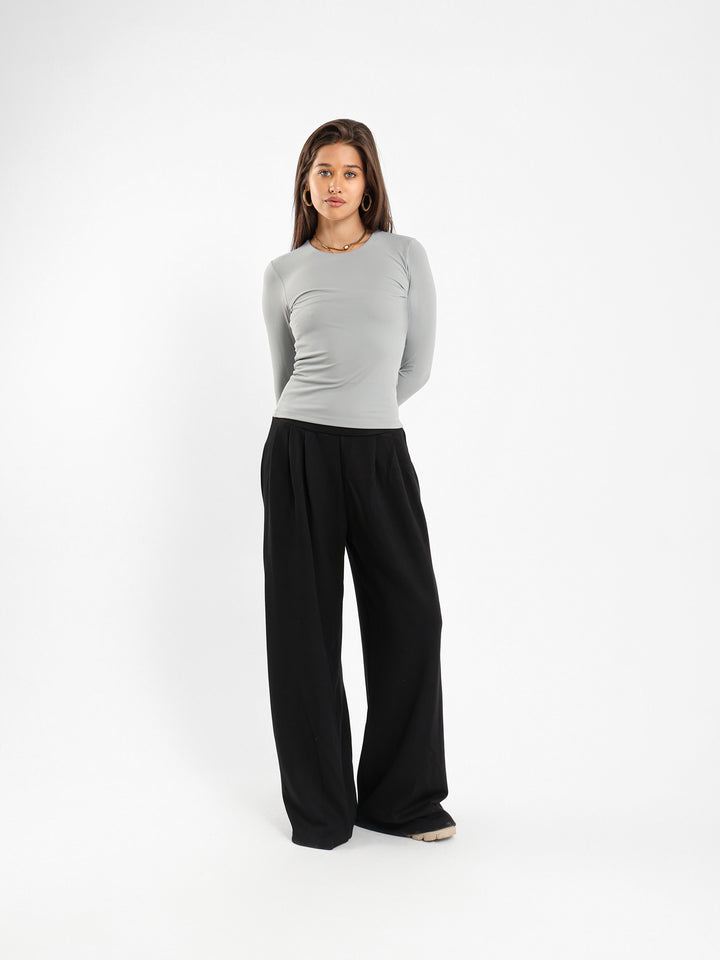 Long Sleeve Polyamide Top
