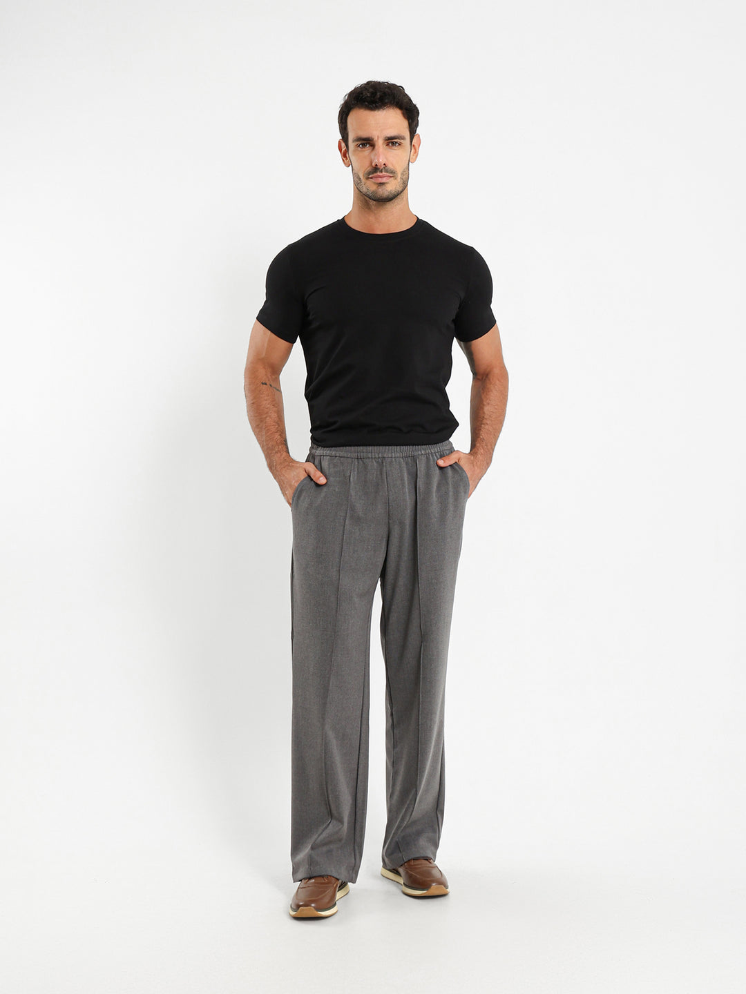 Round Neck Muscle Fit T-Shirt