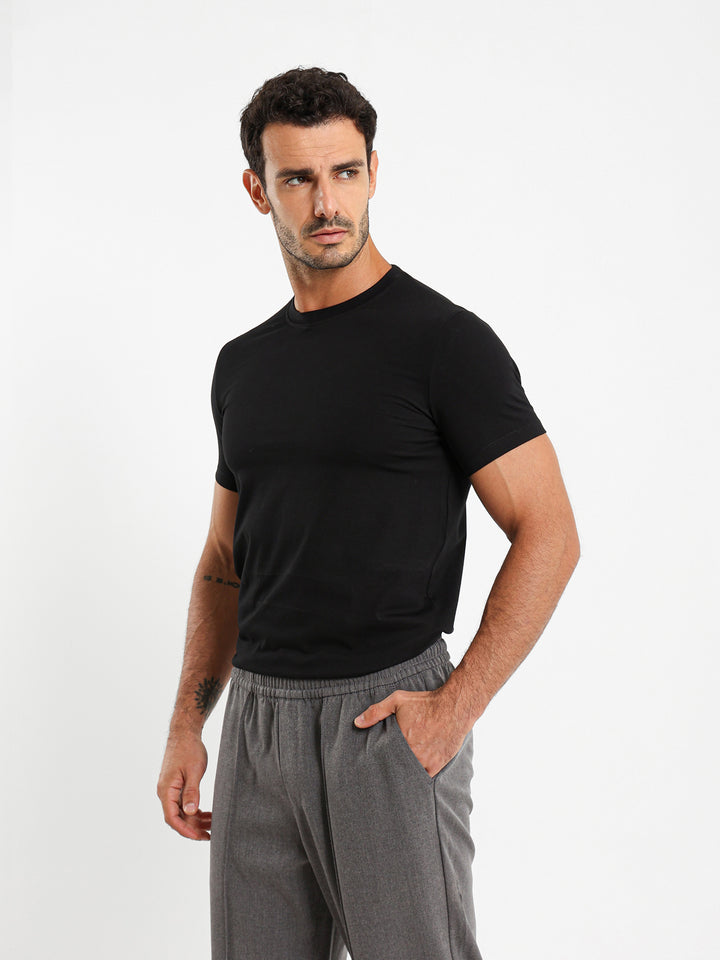 Round Neck Muscle Fit T-Shirt