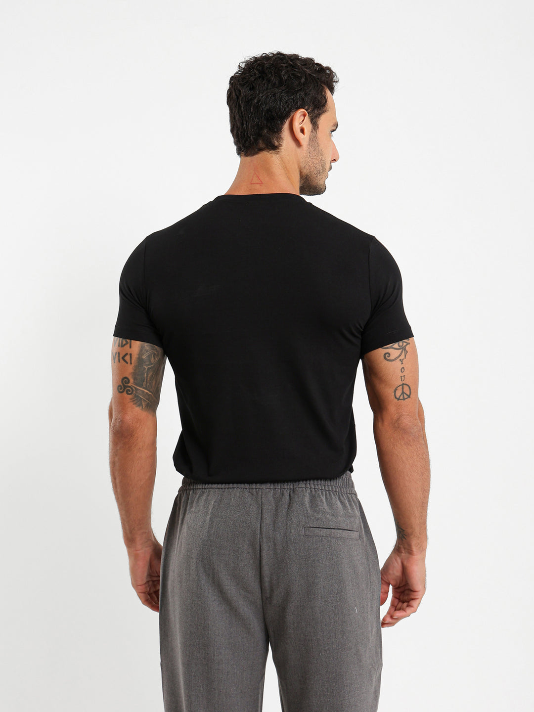 Round Neck Muscle Fit T-Shirt