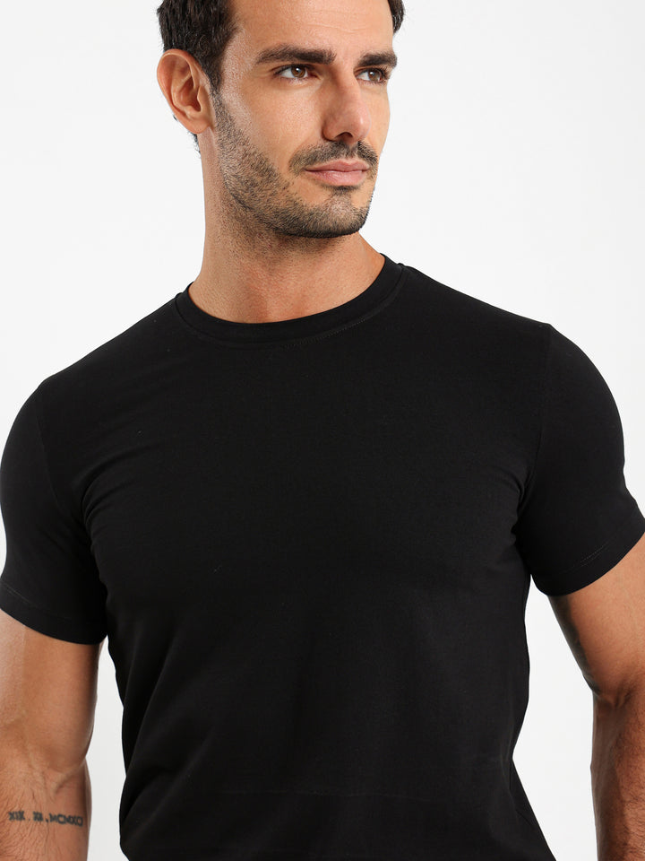 Round Neck Muscle Fit T-Shirt