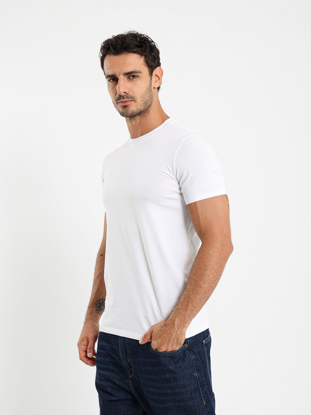 Round Neck Muscle Fit T-Shirt