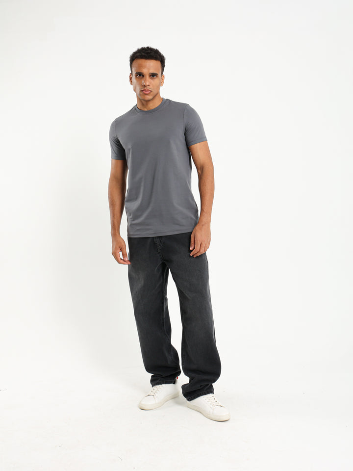 Round Neck Muscle Fit T-Shirt