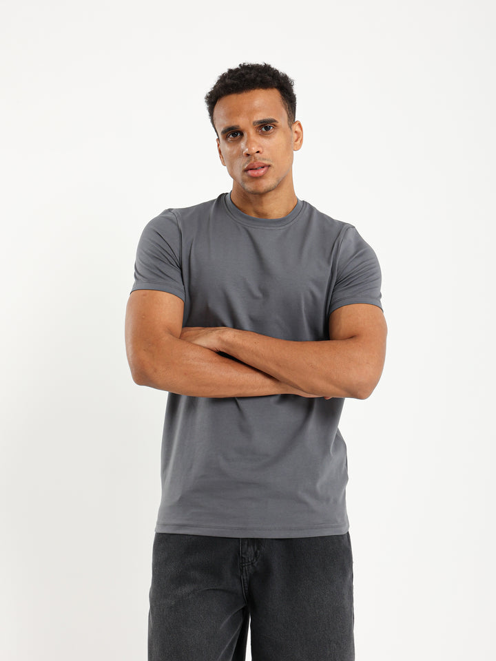 Round Neck Muscle Fit T-Shirt