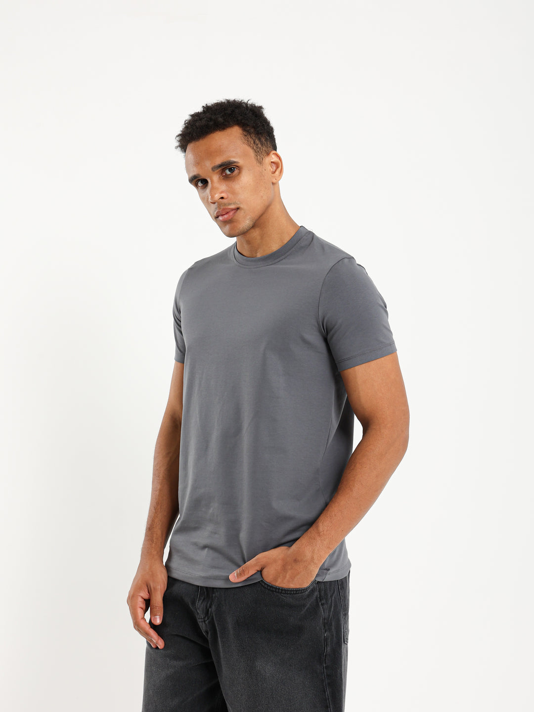 Round Neck Muscle Fit T-Shirt