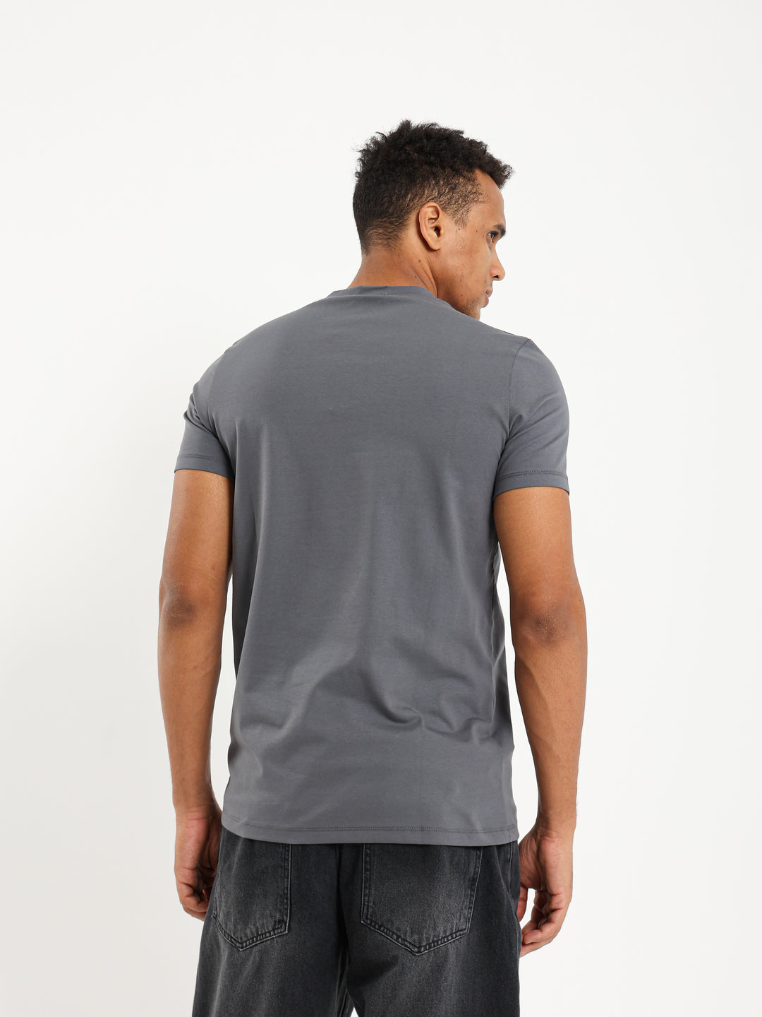 Round Neck Muscle Fit T-Shirt