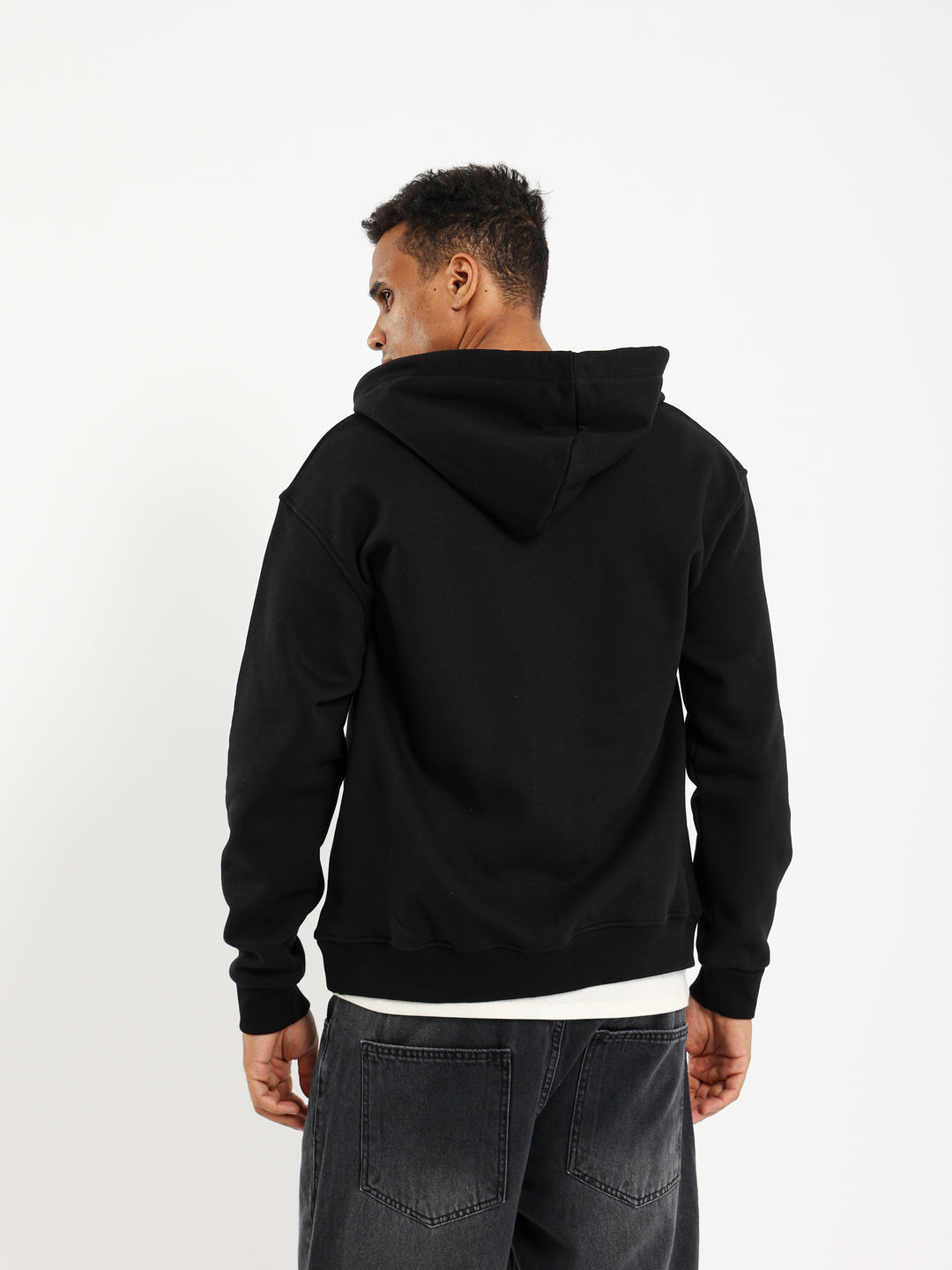 Relaxed Zip-Up Hoodie