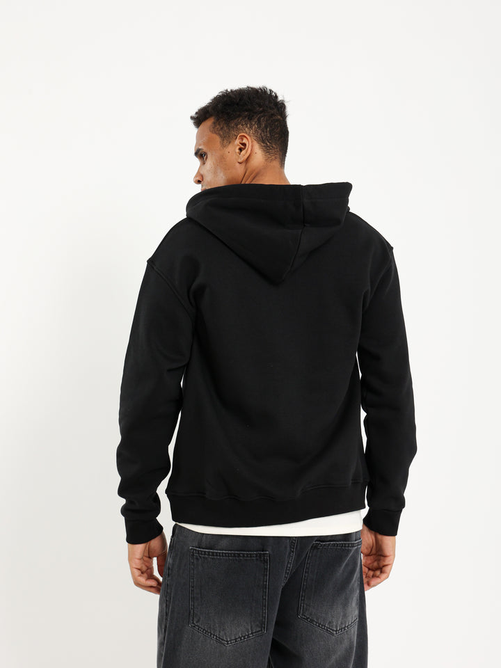 Relaxed Zip-Up Hoodie