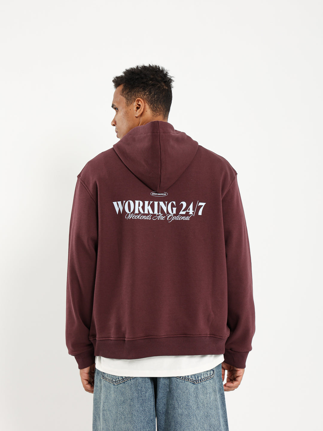 Working 24/7 Graphic Sweatshirt