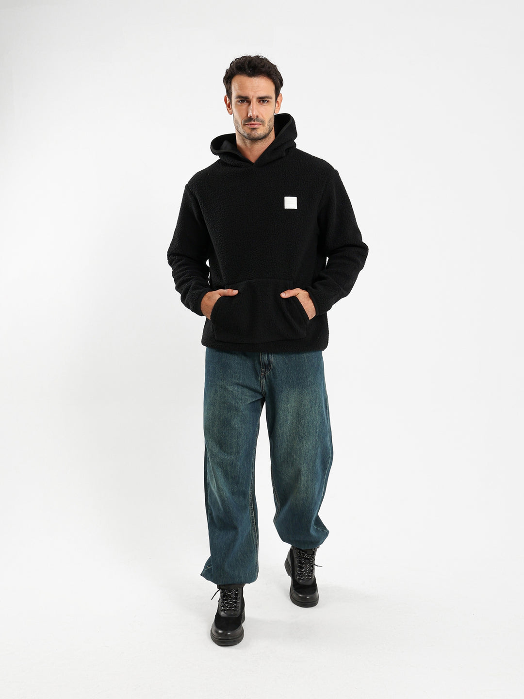 Teddy Fleece Oversized Hoodie