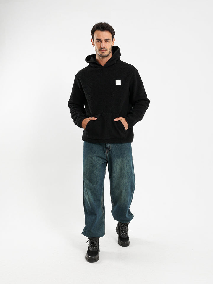 Teddy Fleece Oversized Hoodie