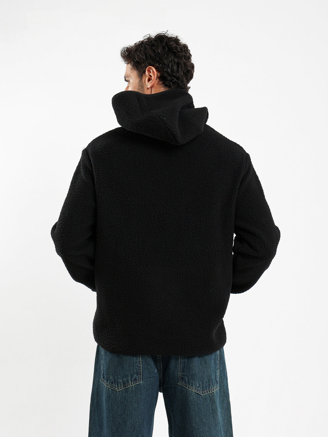Teddy Fleece Oversized Hoodie